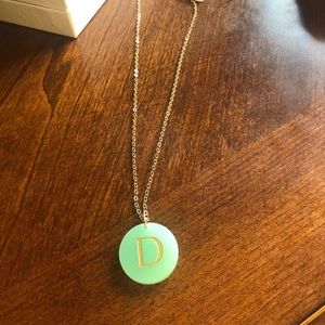Letter D necklace